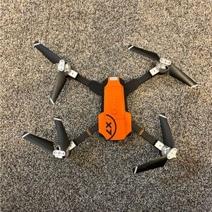 Orange and Black Drone